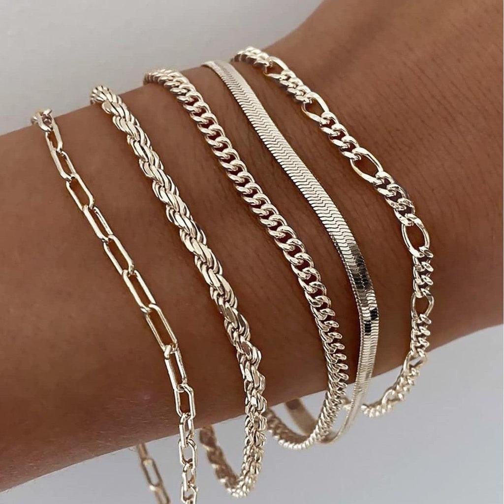 Armband-Set aus Gold