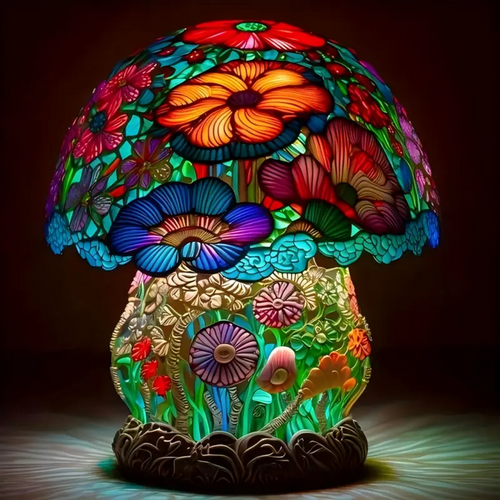 Frosted Pilzlampe