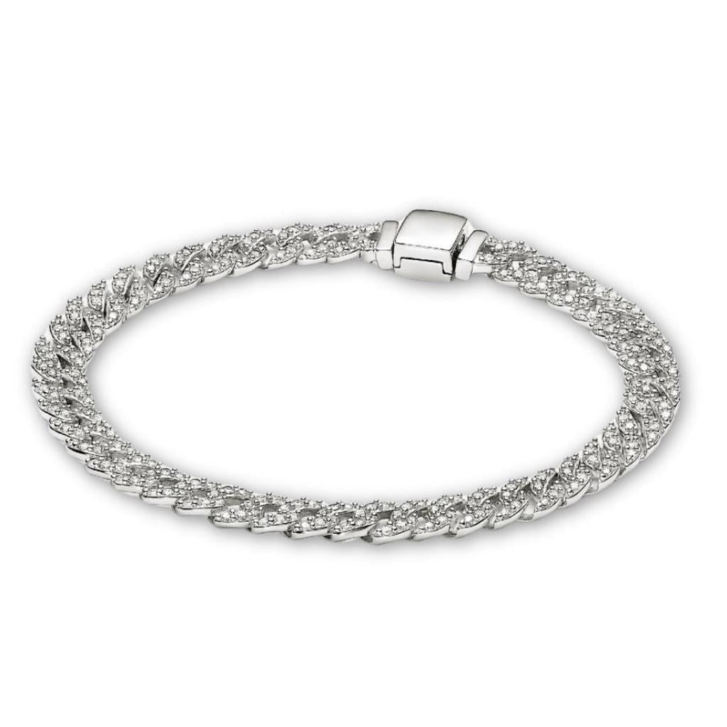 Goldenes Breites Kubanisches Armband