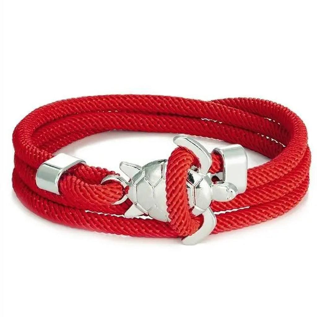 Handgefertigtes Armband mit Meeresschildkröte