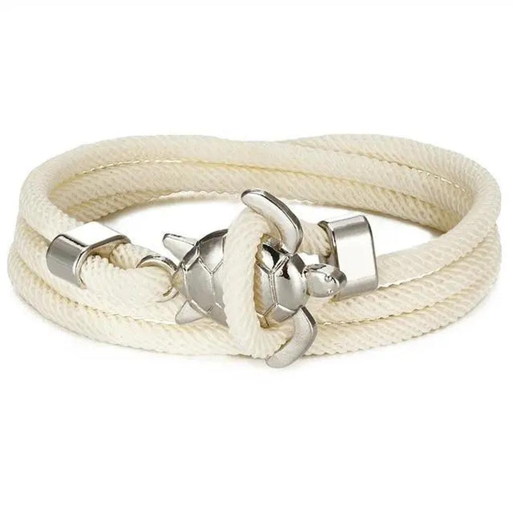 Handgefertigtes Armband mit Meeresschildkröte