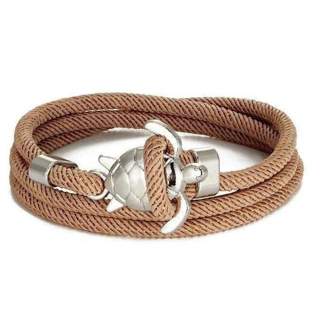 Handgefertigtes Armband mit Meeresschildkröte