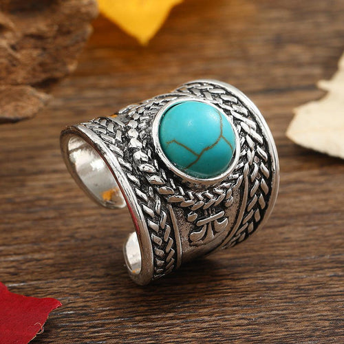 Ravik Stone Offener Ring | Weissgold