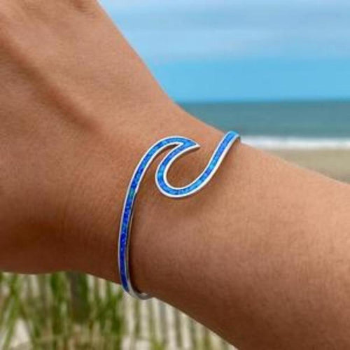 Silberarmband „Opal des Meeres“