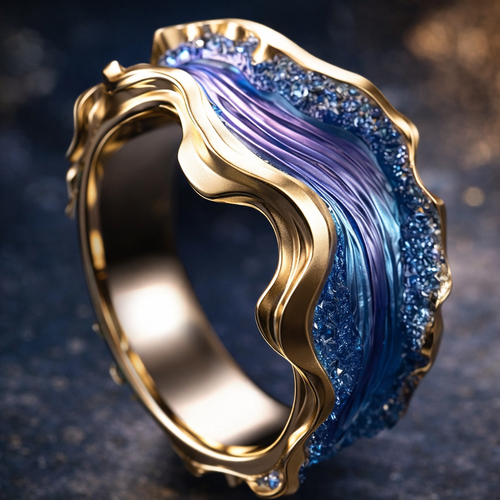 Vintage-Goldring Ozean
