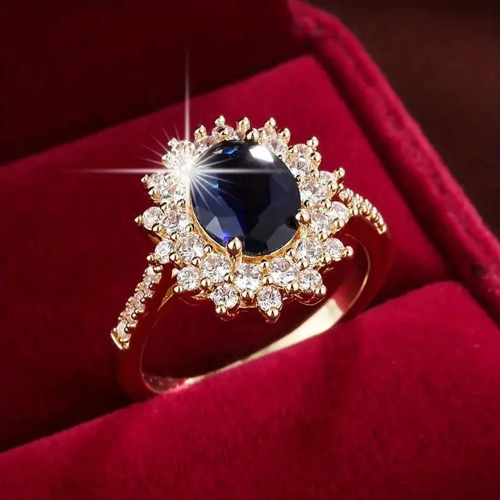 Vionne Saphirae Ring | Weißgold